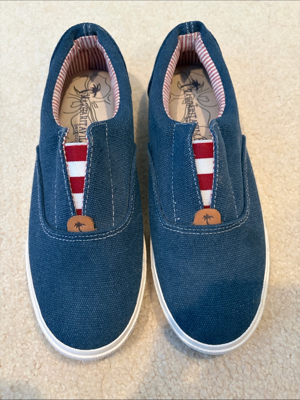 Margaritaville Seagram Slip-On Canvas Sneakers in Nautical Style